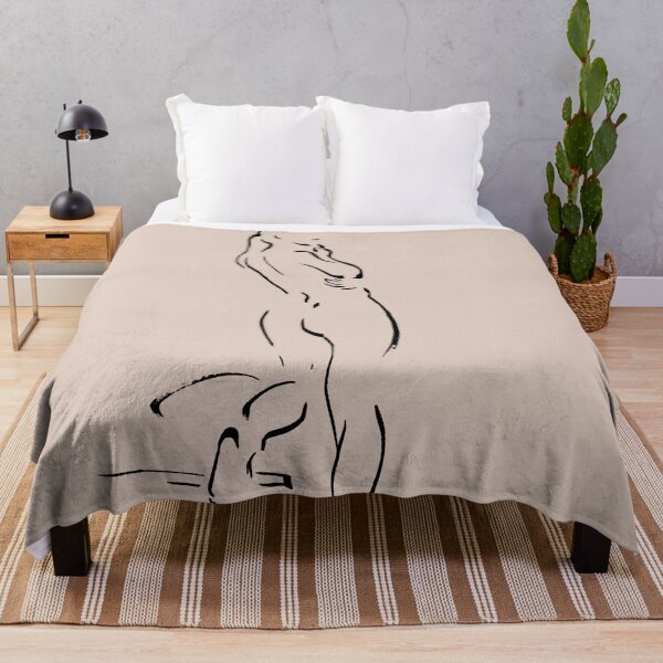 Item preview, Female form art, above bed wall art, master bedroom wall art, nude wall art, designed and sold by GalleryArtField.
