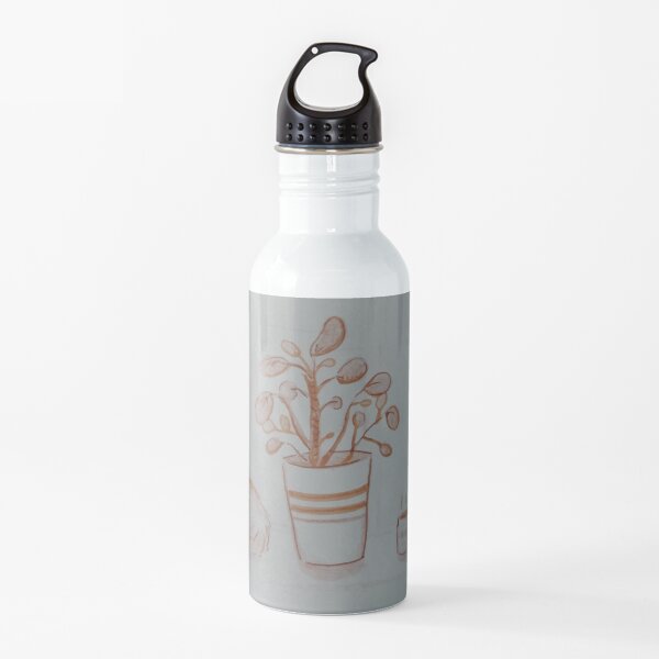 Lazy Sunday window cat Water Bottle