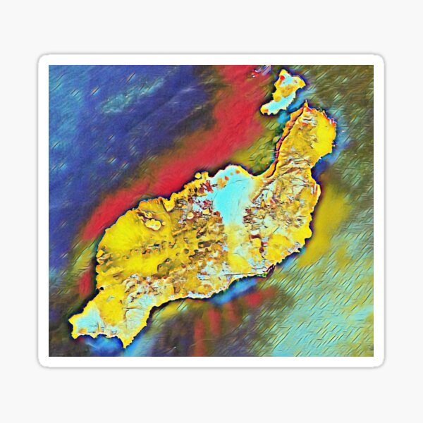 Lanzarote Titerogakaet Art by SmileMoreAgain Sticker