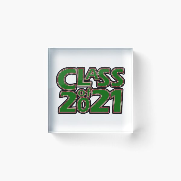 Item preview, Grad Class of 2021 Dark Green with a Maroon Border designed and sold by gkillerb.