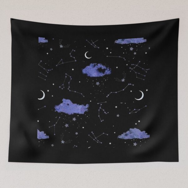 Item preview, starry night purple designed and sold by periodart.