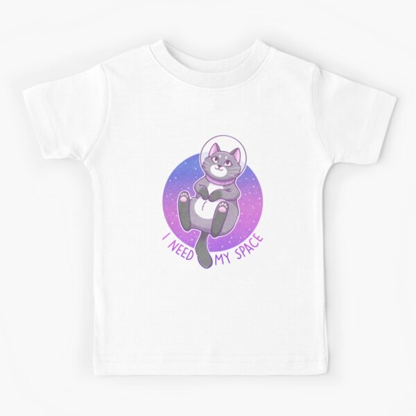 I Need My Space Astronaut Kitty Kids T-Shirt