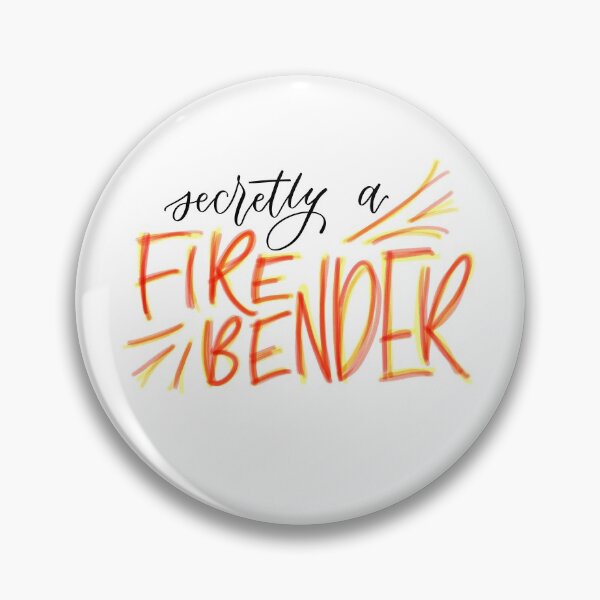 Item preview, Secretly a Firebender designed and sold by eklettering.