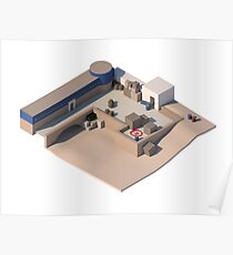de_dust2 Eine Site CSGO Poster