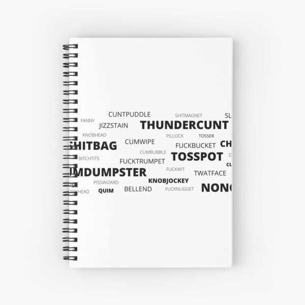Funny Swear Words Spiral Notebook