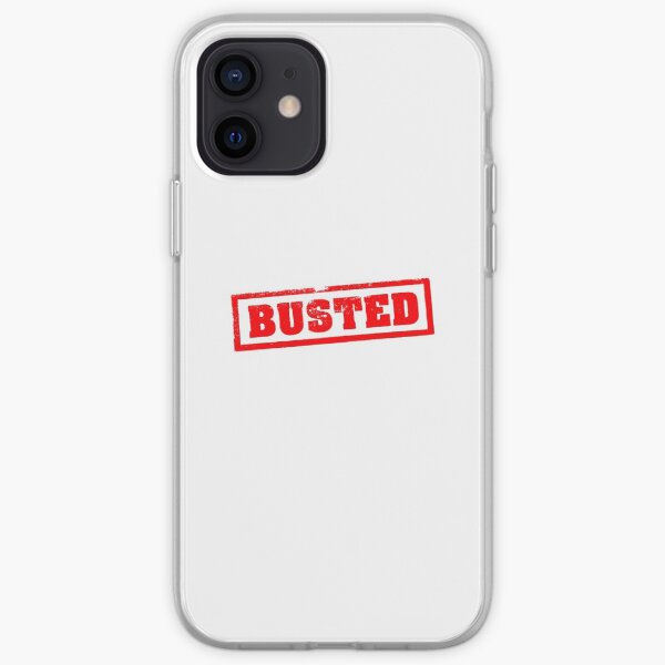 Busted Logo (red) iPhone Soft Case