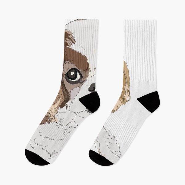 Item preview, King Charles Cavalier Dog designed and sold by sketchandpaws.