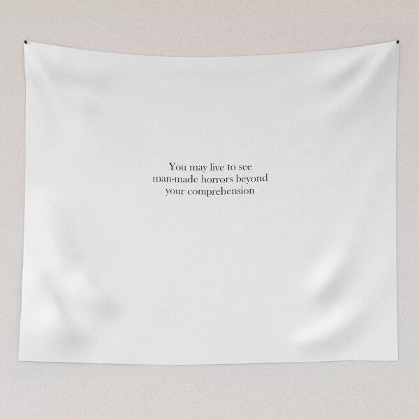 Item preview, Nikola Tesla Man-made Horrors Quote Black on White designed and sold by Leatherface.