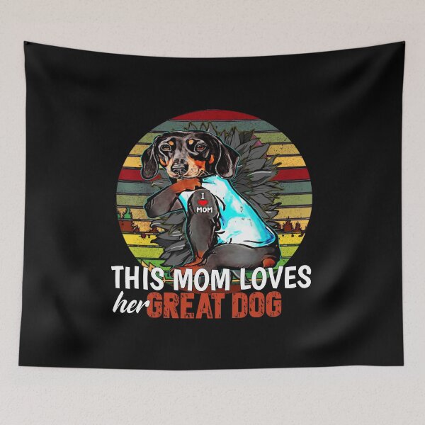 Item preview, This Mom love her great dog designed and sold by TopDesignArt.