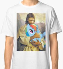 Jesus Loves Rainbow Dash Classic T-Shirt