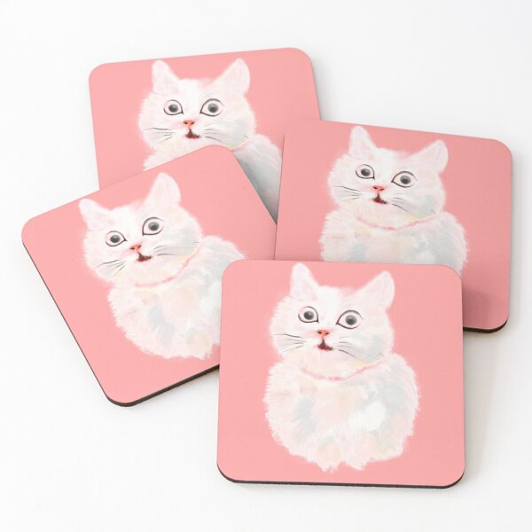 Item preview, Surprised Cat Cute Illustration Digital Graphic Art Image GC-079 designed and sold by GraphicCharms.