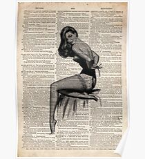 Pin up girl Poster