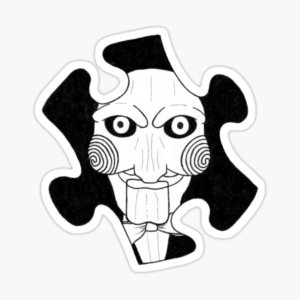 Creepy Puppet Stickers Redbubble - roblox decals creepy dolls