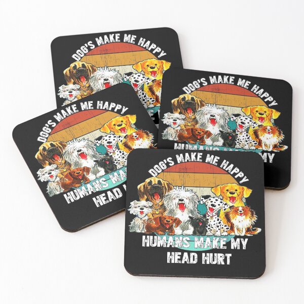 Item preview, Dog's make me happy designed and sold by TopDesignArt.