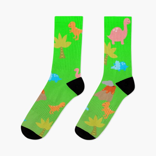 Item preview, Dinosaurs with Volcanos and Trees designed and sold by suziigifts.
