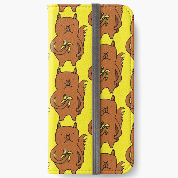 Banana Squirrel iPhone Wallet