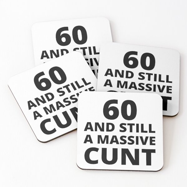 Item preview, 60 & Still A Massive Cunt designed and sold by BadJokesClub.