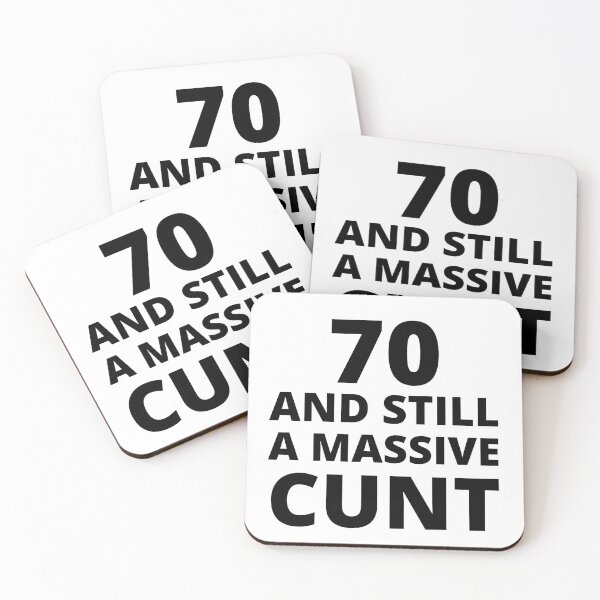 Item preview, 70 & Still A Massive Cunt designed and sold by BadJokesClub.
