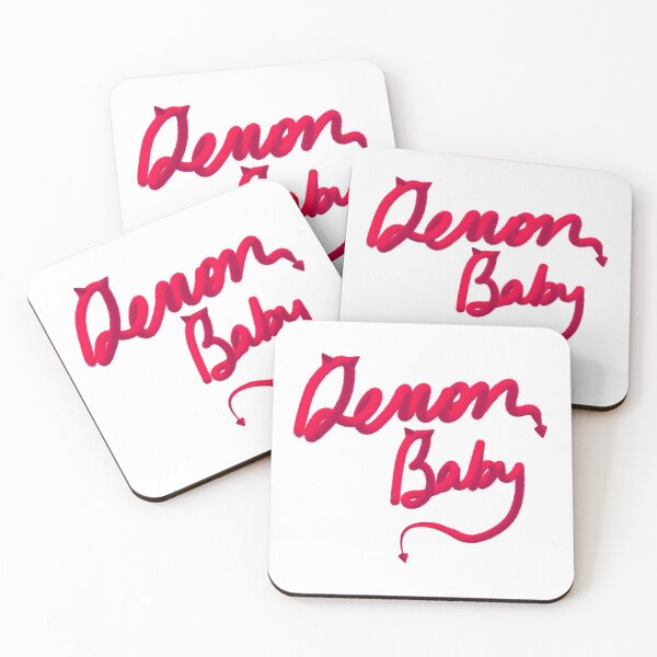 Item preview, 'Demon Baby' Furry Text In Red designed and sold by THNKDESIGN.