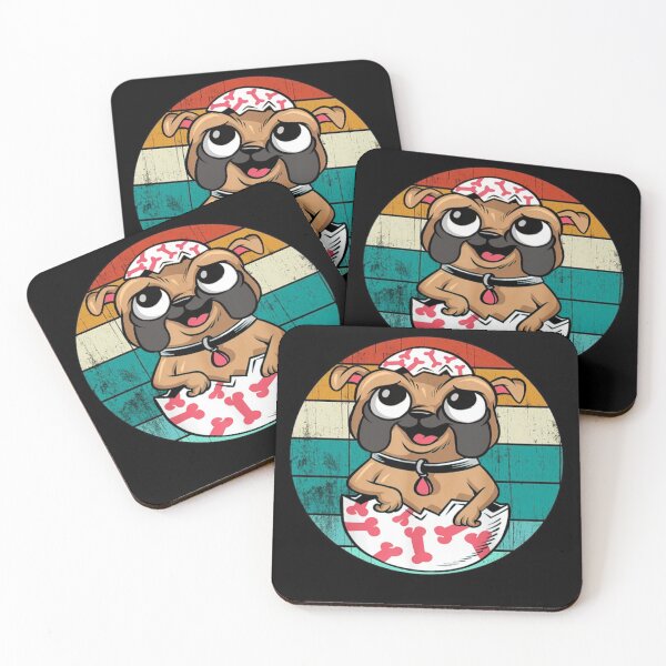 Item preview, Cute dog in egg designed and sold by TopDesignArt.