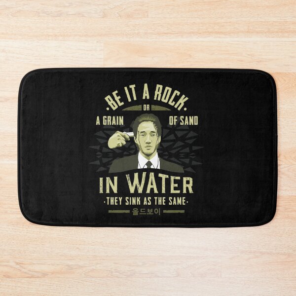 Item preview, Be it a rock or a grain of sand, in water they sink as the same. OLD BOY designed and sold by Logoquo.