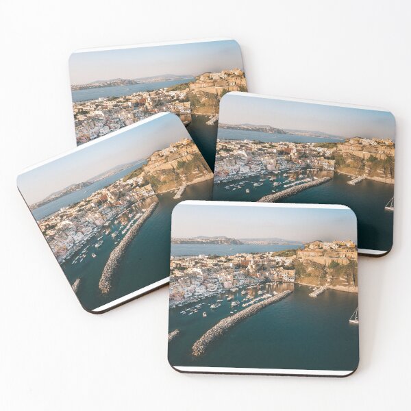 Item preview, Procida (Italy) sunset bird's eye view designed and sold by michieldros.