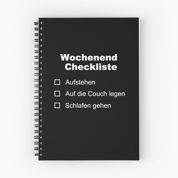 Item preview, Weekend checklist designed and sold by Shirtrick.