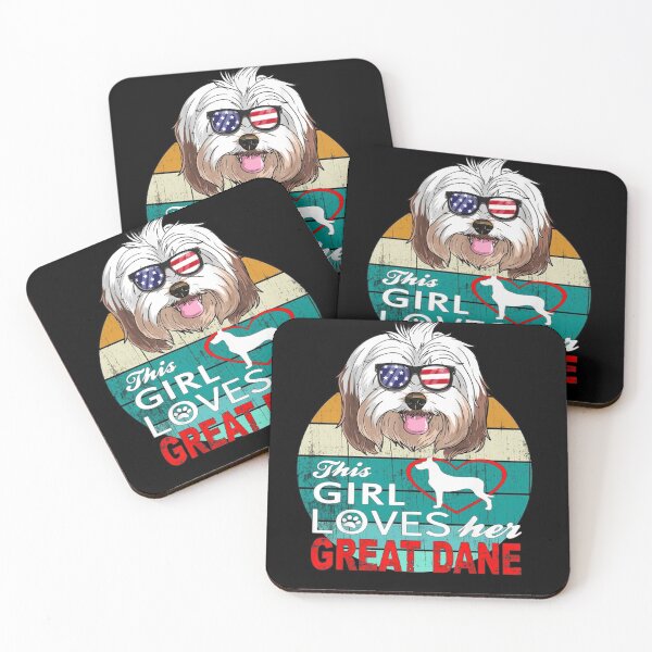 Item preview, This girl love her great dane designed and sold by TopDesignArt.