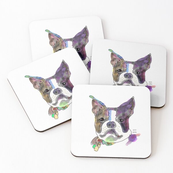 Item preview, Boston Terrier Portrait designed and sold by CreativeBible.