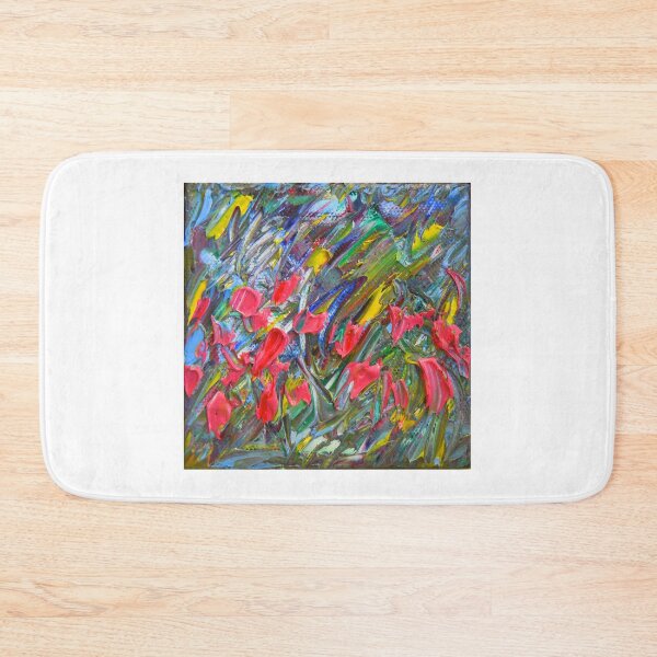 Item preview, "Red Flowers" designed and sold by Robert Regenold's Art Shop.
