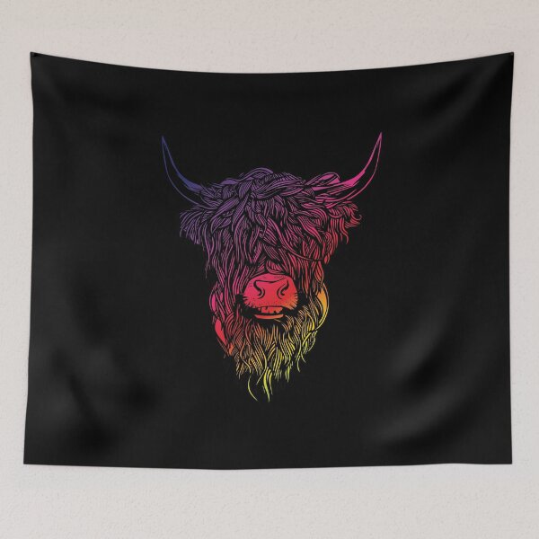 Item preview, Scottish Highland Cattle Cow Bull Head Breeder designed and sold by LouiseLamoure.