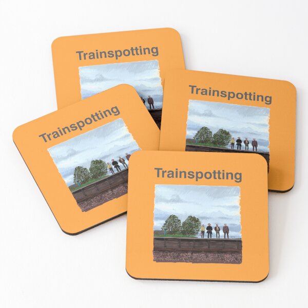 Item preview, Trainspotting Train Scene Illustration by burro designed and sold by burrotees.