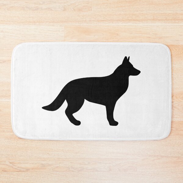 Item preview, German Shepherd Dogs on Red Buffalo Plaid designed and sold by Maria Garcia.