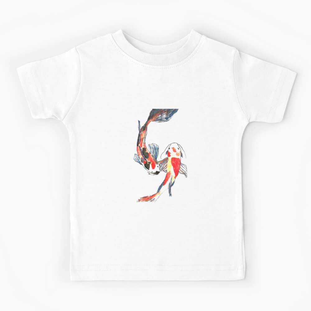 Watercolor japanese koi fish | Kids T-Shirt