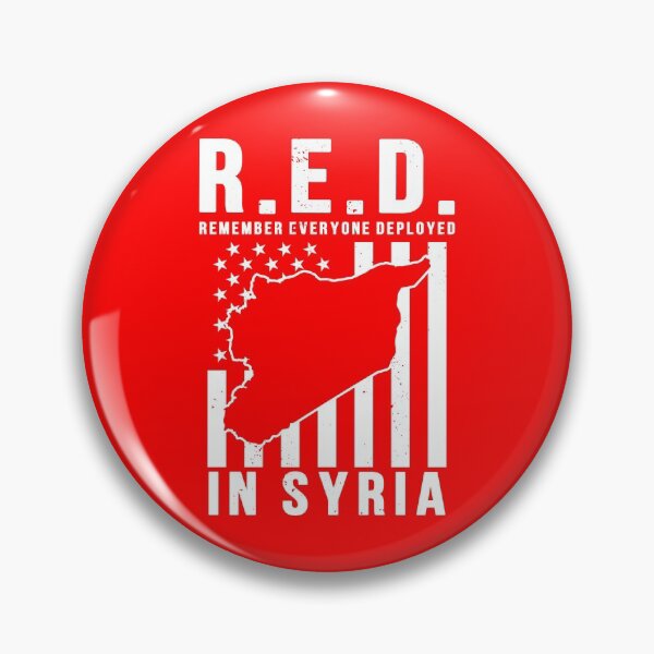 Item preview, RED Friday Remember Everyone Deployed in Syria designed and sold by Gold Wings Tees.