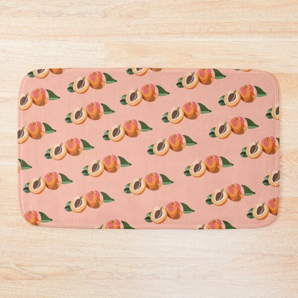 Item preview, peach print with pink background  designed and sold by rebeccartt.
