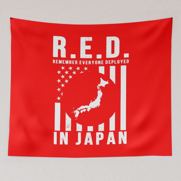 Item preview, RED Friday Remember Everyone Deployed in Japan  designed and sold by Gold Wings Tees.