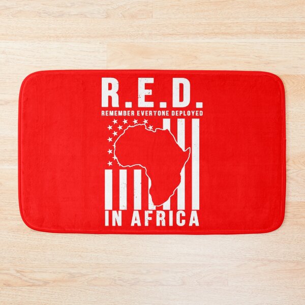 Item preview, RED Friday Remember Everyone Deployed in Africa designed and sold by Gold Wings Tees.