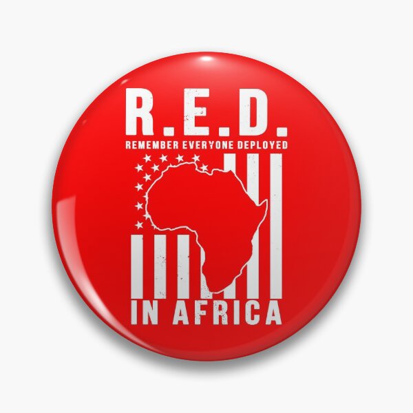 Item preview, RED Friday Remember Everyone Deployed in Africa designed and sold by Gold Wings Tees.