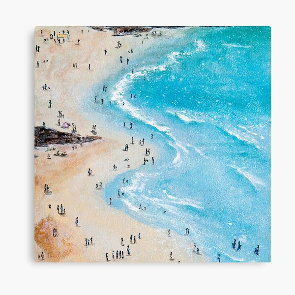 Crantock Beach, Newquay Cornwall Art Canvas Print