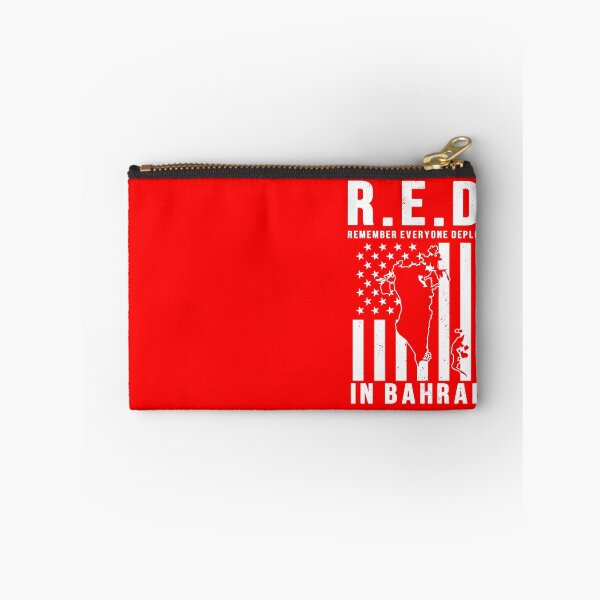 Item preview, RED Friday Remember Everyone Deployed in Bahrain designed and sold by Gold Wings Tees.