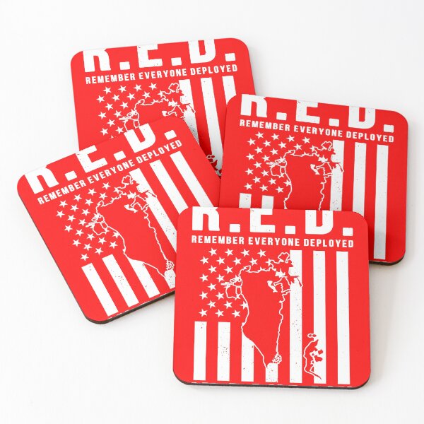 Item preview, RED Friday Remember Everyone Deployed in Bahrain designed and sold by Gold Wings Tees.