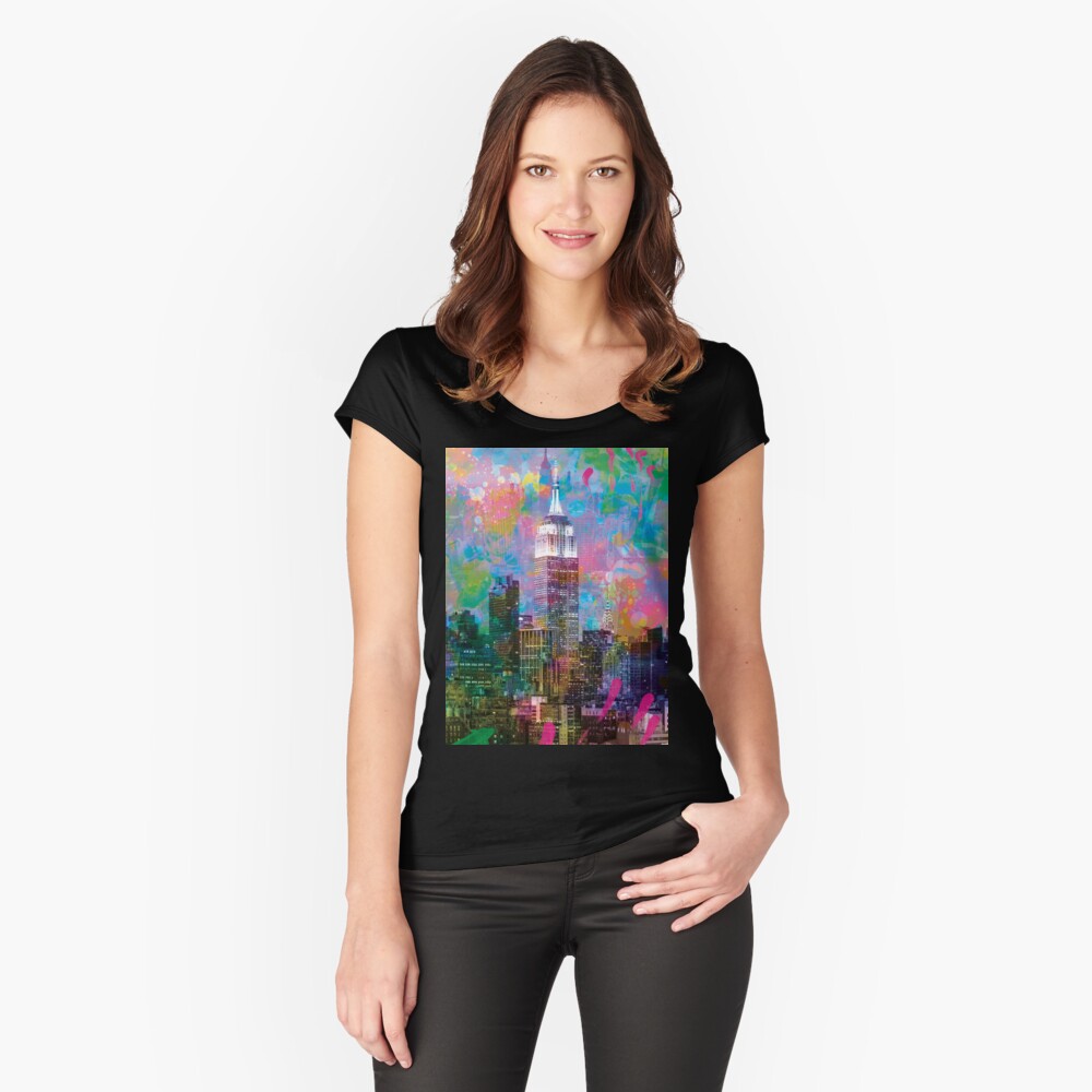 Artikel-Vorschau von Tailliertes Rundhals-Shirt, designt und verkauft von Margarita-Art.