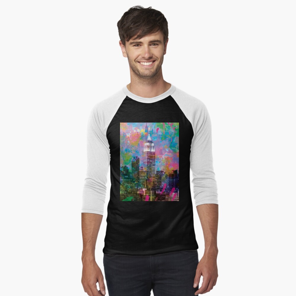 Artikel-Vorschau von Baseballshirt mit 3/4-Arm, designt und verkauft von Margarita-Art.