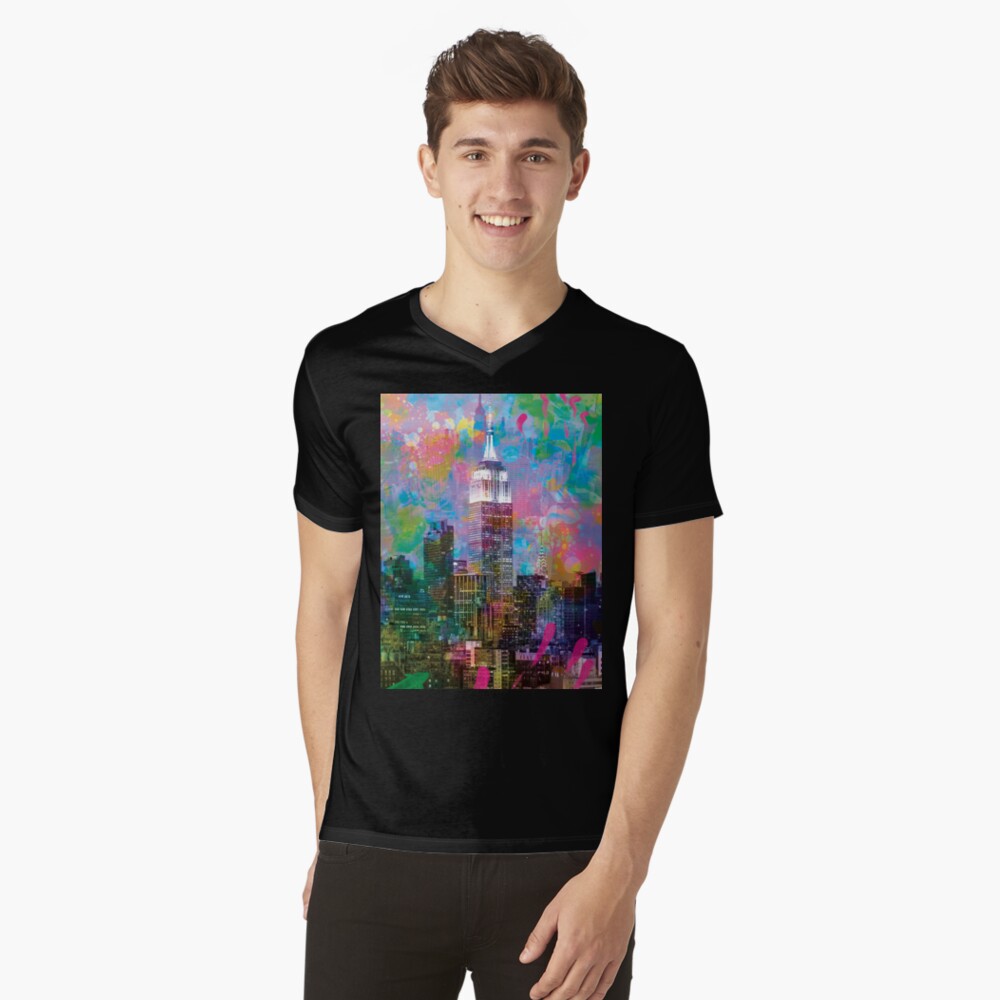 Artikel-Vorschau von T-Shirt mit V-Ausschnitt, designt und verkauft von Margarita-Art.