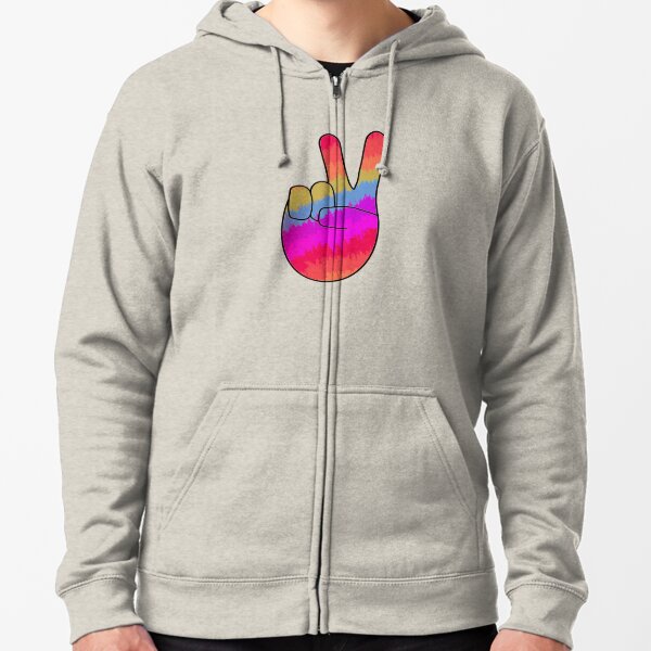 faded color hoodie