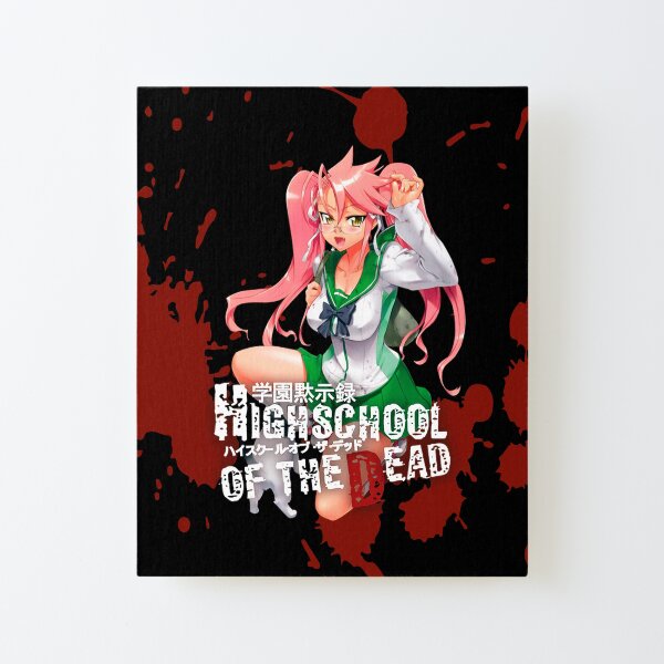 High School of the Dead (HOTD) - Saya Lámina montada de lienzo