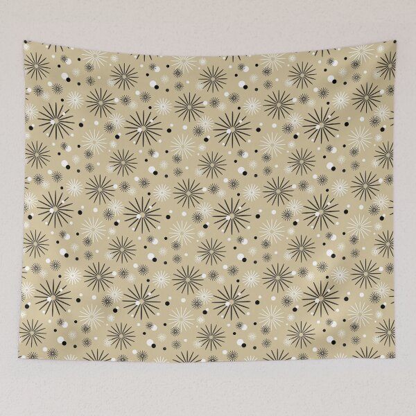 Item preview, Atomic Starburst Sparkles Tan designed and sold by LoreliDesigns.