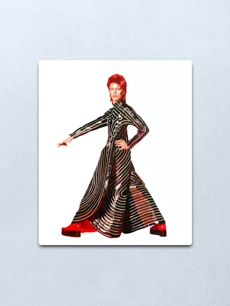 Alternate view of David Bowie Metal Print