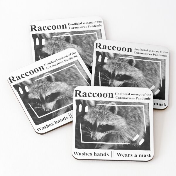 Item preview, the Corona mascot - the raccoon designed and sold by Glineur.